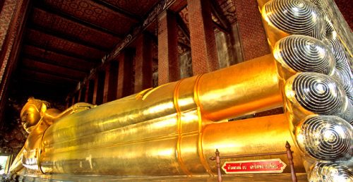 Sleeping Buddha Wat Pho Bangkok Dekat Grand Palace Bangkok